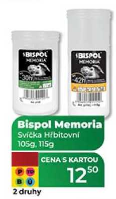 Bispol Memoria Svíčka Hřbitovní 105g, 115g 