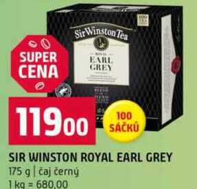 SIR WINSTON ROYAL EARL GREY 175 g
