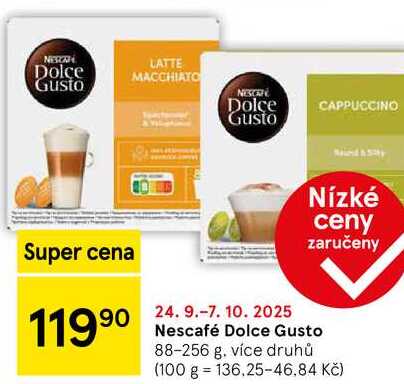 Nescafé Dolce Gusto, 88-256 g