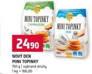 NOVÝ DEN MINI TOPINKY 150 g