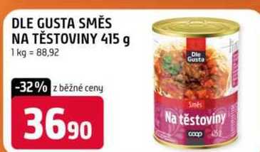 DLE GUSTA SMĚS NA TĚSTOVINY 415 g