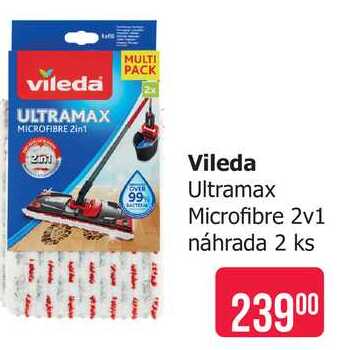 Vileda Ultramax Microfibre 2v1 náhrada 2 ks 