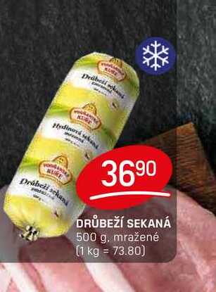 DRŮBEŽÍ SEKANÁ 500 g. mražené