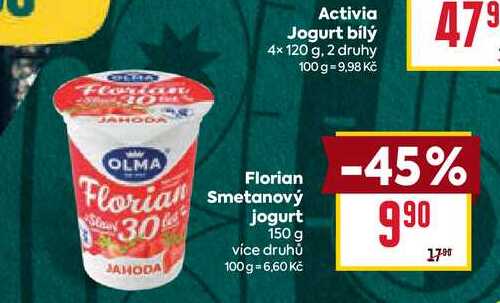 Florian Smetanový jogurt 150 g