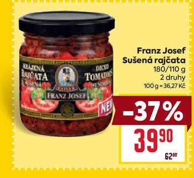 Franz Josef Sušená rajčata 180/110 g
