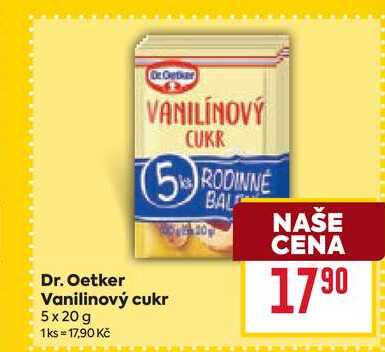 Dr. Oetker Vanilínový cukr 5x 20g