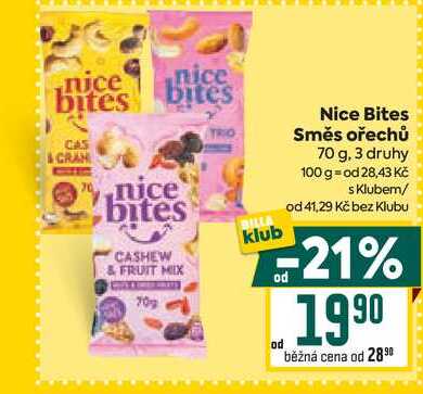 Nice Bites Směs ořechů 70 g