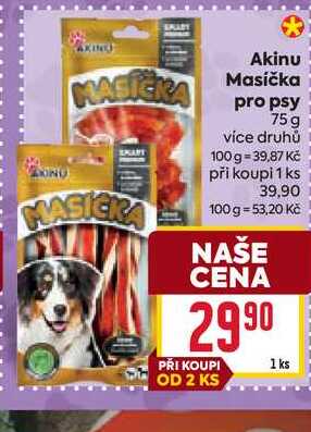 Akinu Masička pro psy 75 g 