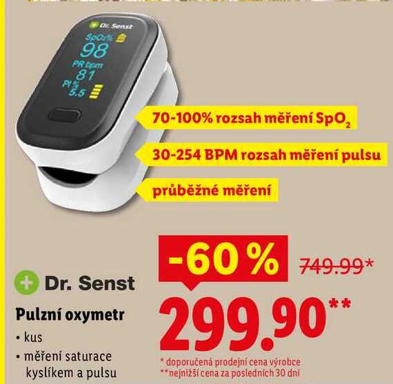 Pulzní oxymetr 