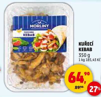 KUŘECÍ KEBAB, 350 g 