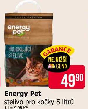 Energy Pet stelivo pro kočky 5 litrů 