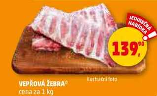 VEPŘOVÁ ŽEBRA, 1 kg