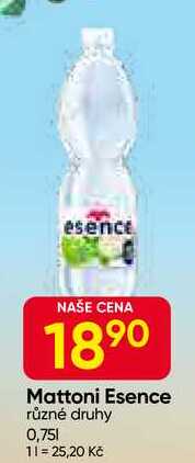 Mattoni Esence různé druhy 0,75l