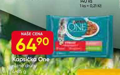Purina ONE Kapsička různé druhy 4x85 g 