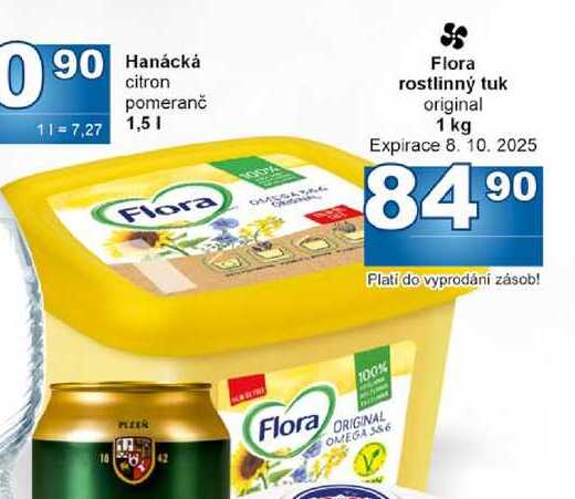 Flora rostlinný tuk original 1 kg