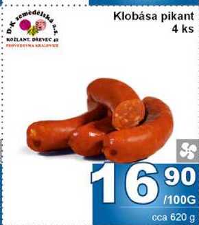Klobása pikant 4 ks 