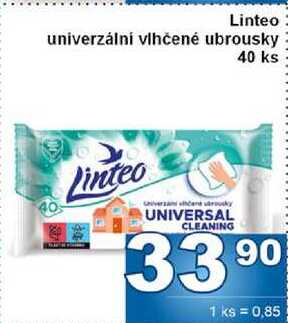 Linteo univerzální vlhčené ubrousky 40 ks