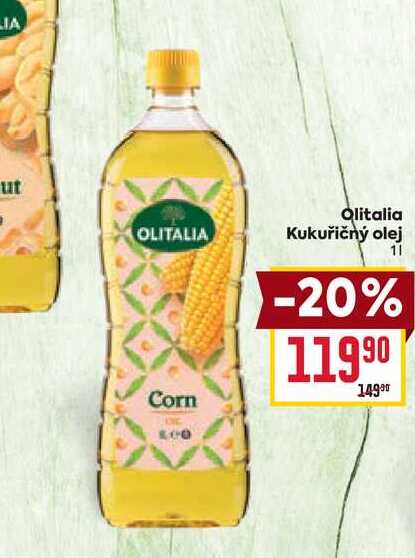 Olitalia Kukuřičný olej 1l