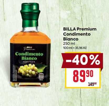 BILLA Premium Condimento Bianco 250 ml 
