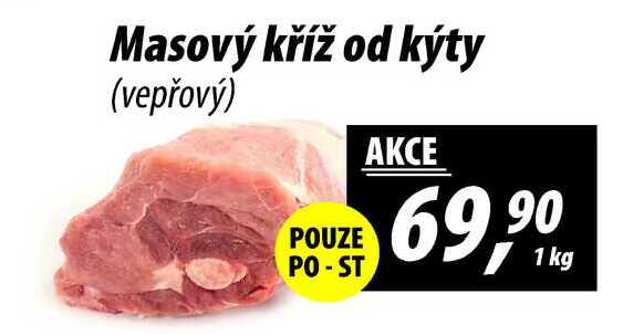 Masový kříž od kýty (vepřový), 1 kg