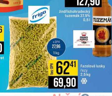 frigo Fazolové lusky řezy 2,5 kg 