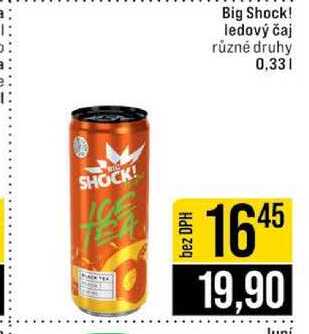 Big Shock! ledový čaj 0,33 l