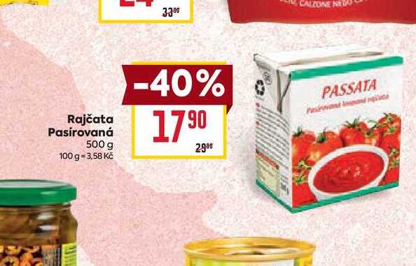 Rajčata Pasirovaná 500 g 