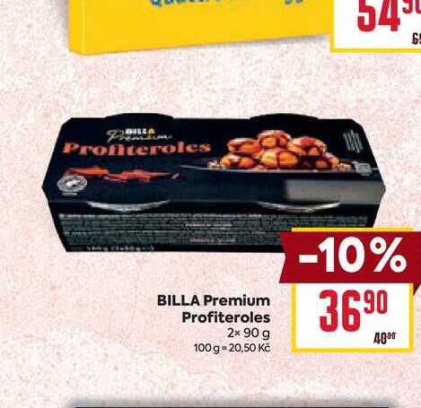 BILLA Premium Profiteroles 2x 90 g 