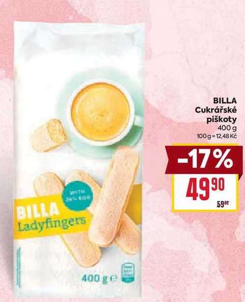BILLA Cukrářské piškoty 400 g