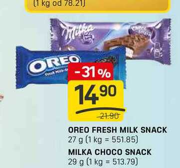 MILKA CHOCO SNACK 29 g 