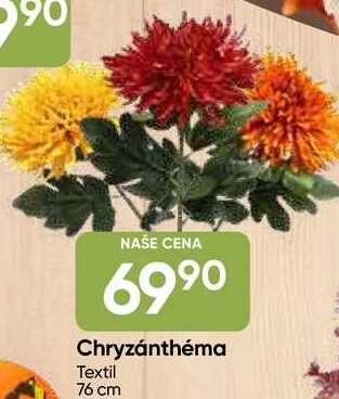 Chryzánthéma Textil 76 cm 