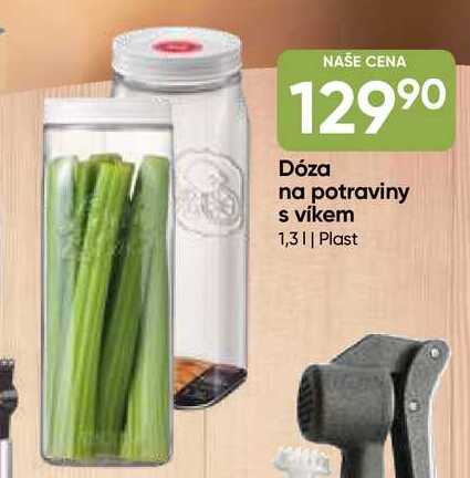 Dóza na potraviny s víkem 1,3l Plast 