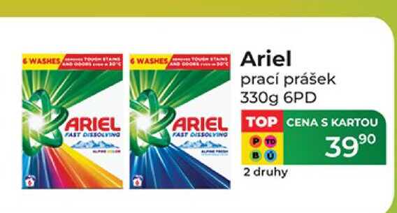 ARIEL prací prášek 330g 6PD 