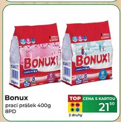 Bonux prací prášek 400g 8PD 