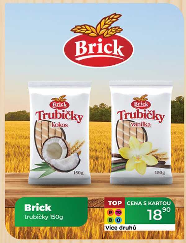 Brick trubičky 150g 
