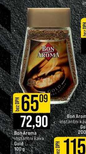 Bon Aroma instantní káva Gold 100 g 