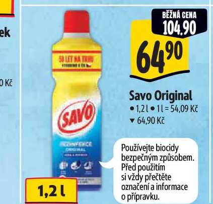   Savo Original 1,21  