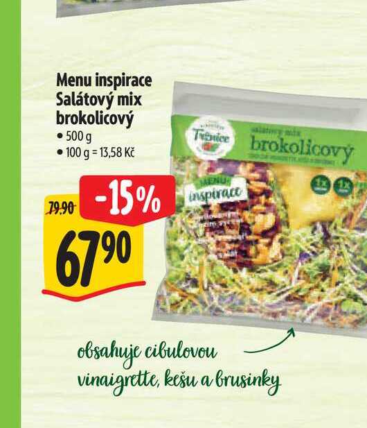 Menu inspirace Salátový mix brokolicový 500 g 