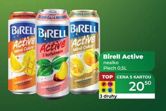 Birell Active nealko Plech 0,5 l