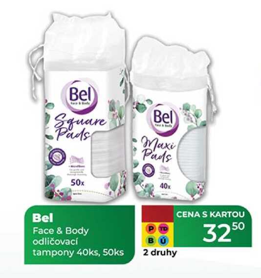 Bel Face & Body odličovací tampony 40ks, 50ks 