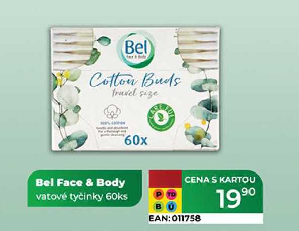 Bel Face & Body vatové tyčinky 60ks  