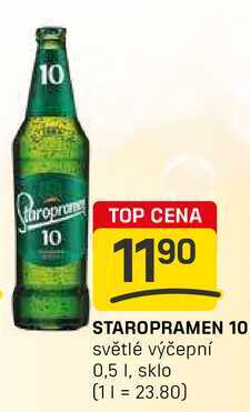 STAROPRAMEN 10 světlé výčepní 0,5l 