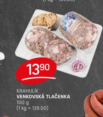 VENKOVSKÁ TLAČENKA 100 g