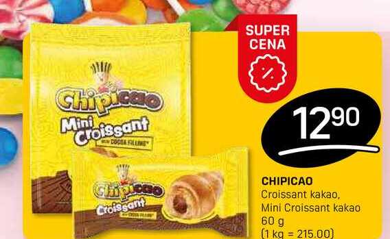 CHIPICAO Croissant kakao, Mini Croissant kakao 60 g 