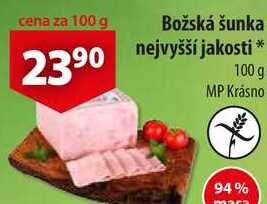 Božská šunka nejvyšší jakosti, 100 g 