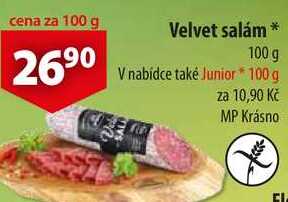 Velvet salám, 100 g  