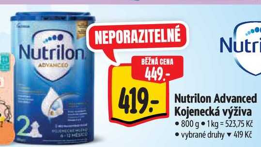 Nutrilon Advanced Kojenecká výživa, 800 g