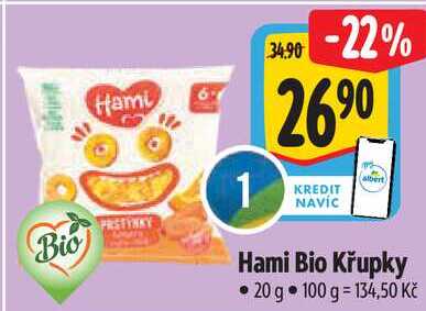 Hami Bio Křupky, 20 g 