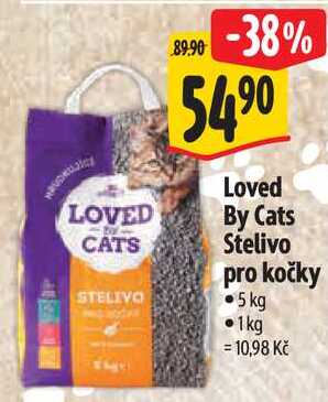 Loved By Cats Stelivo pro kočky, 5 kg 