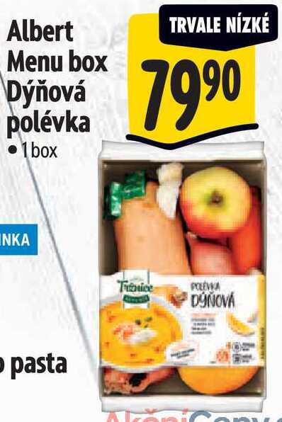 Albert Menu box Dýňová polévka 
